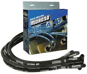 Ultra 40 Sleeved Spark Plug Wire Set Small Block Chevy (Over The Valve Cover)