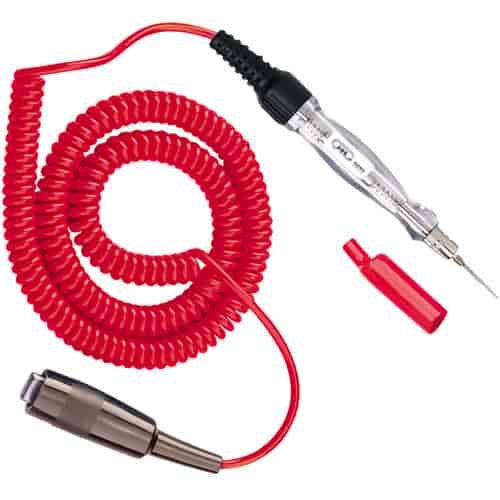 Mini Circuit Tester 12 Foot Heavy-Duty Red Coil Cord Lead