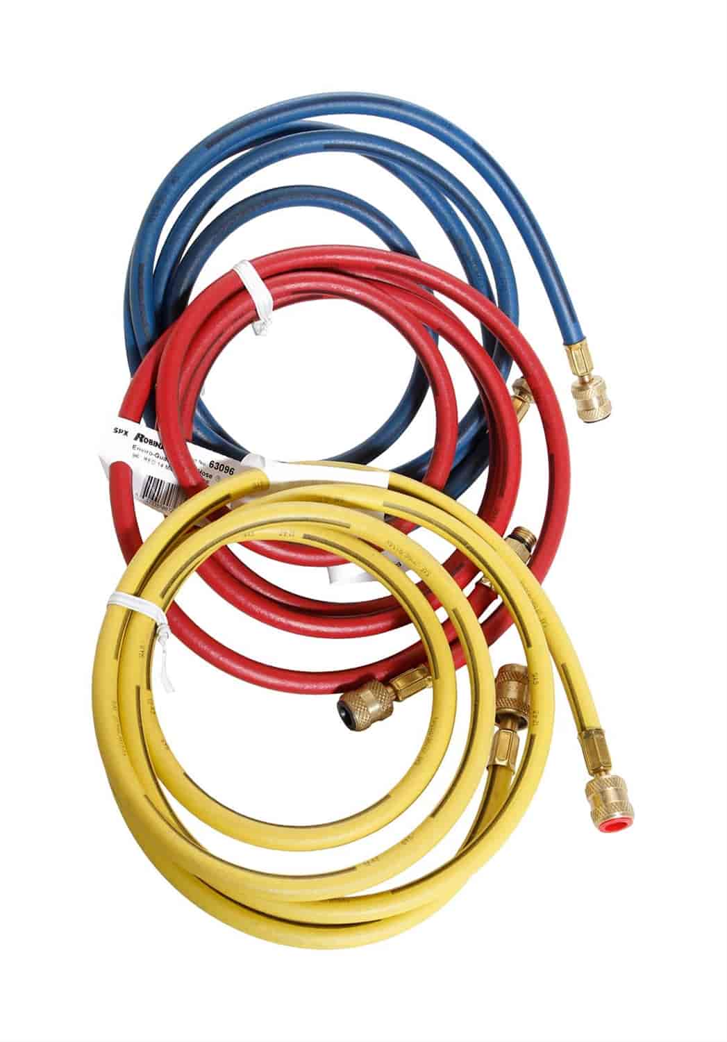 96in Set Of Three Color-Coded Enviro-Guard Hoses For R-134A