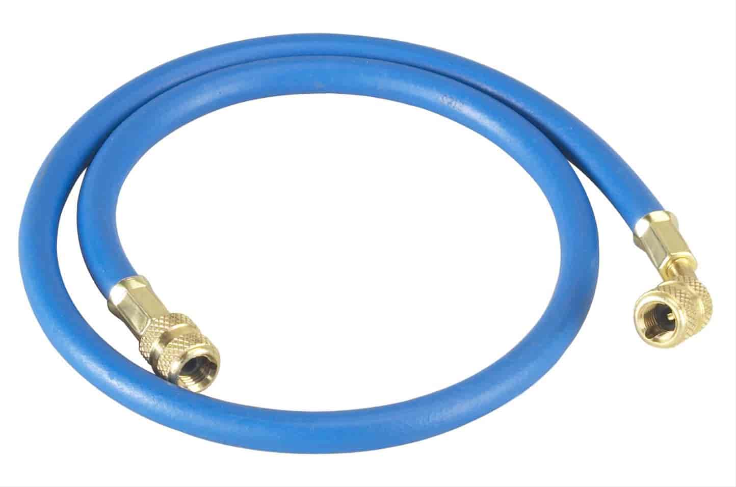 36in Blue Enviro-Guard Hose With 45 Deg Quick Seal Fitting