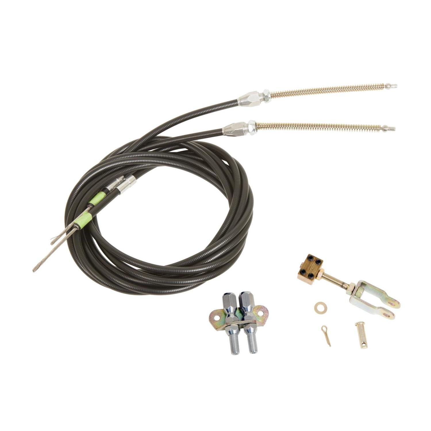 718-6100-E01 Parking Brake Cable Kit for Moser Economy Rear Disc Brake Kits