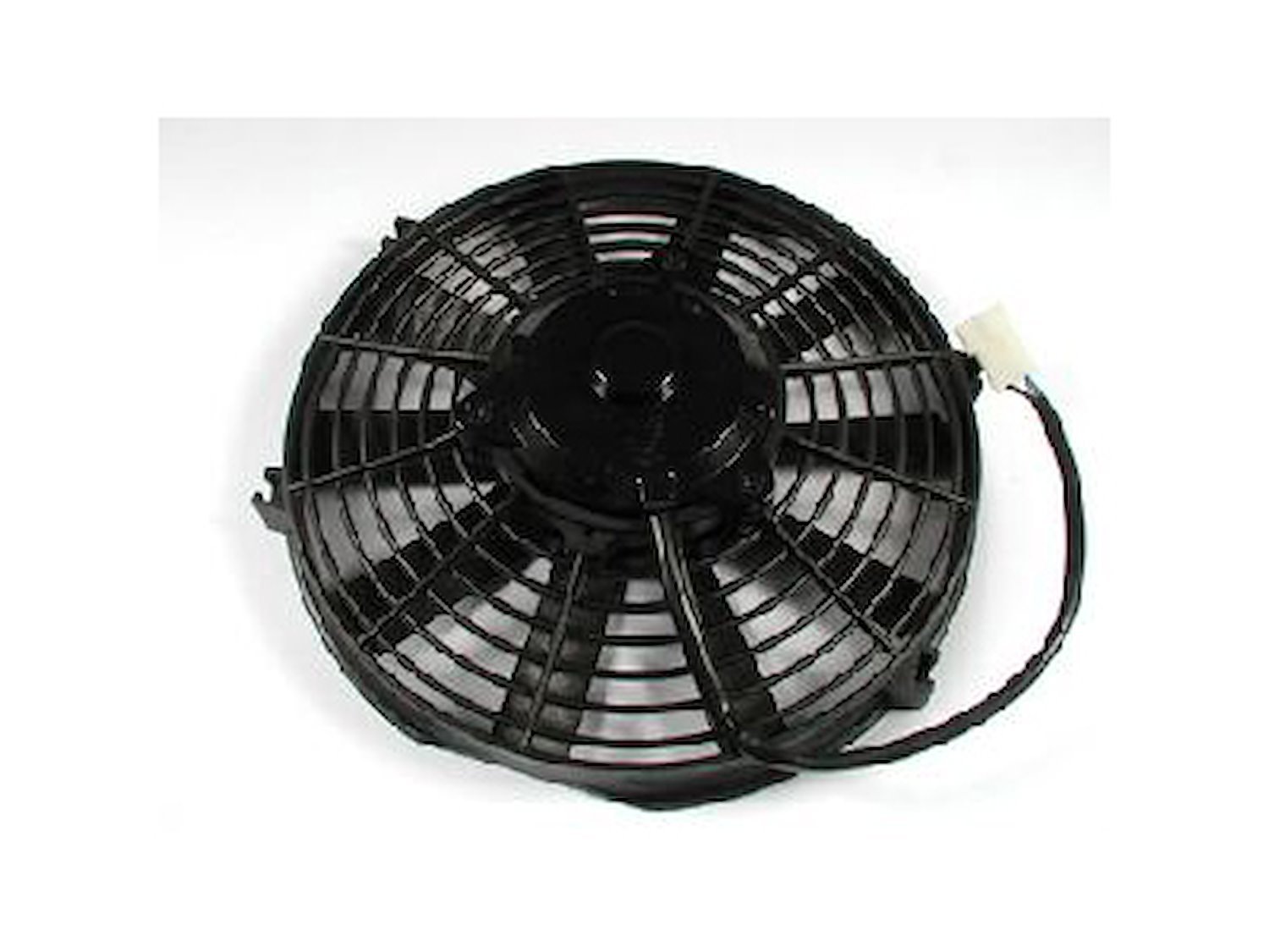 12" Electric Fan: Thickness 3.09"  1400 CFM  2300 RPM  10.2 amp draw