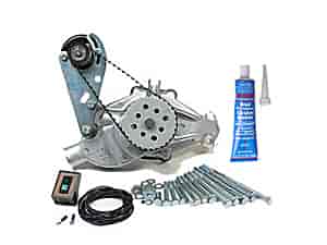 SB-Chevy Water Pump & Electric Drive Kit Includes 28% overdrive pulley for increased water flow