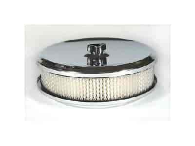 Chrome-Plated Deep-Dish Air Cleaner 6-1/2" Diameter
