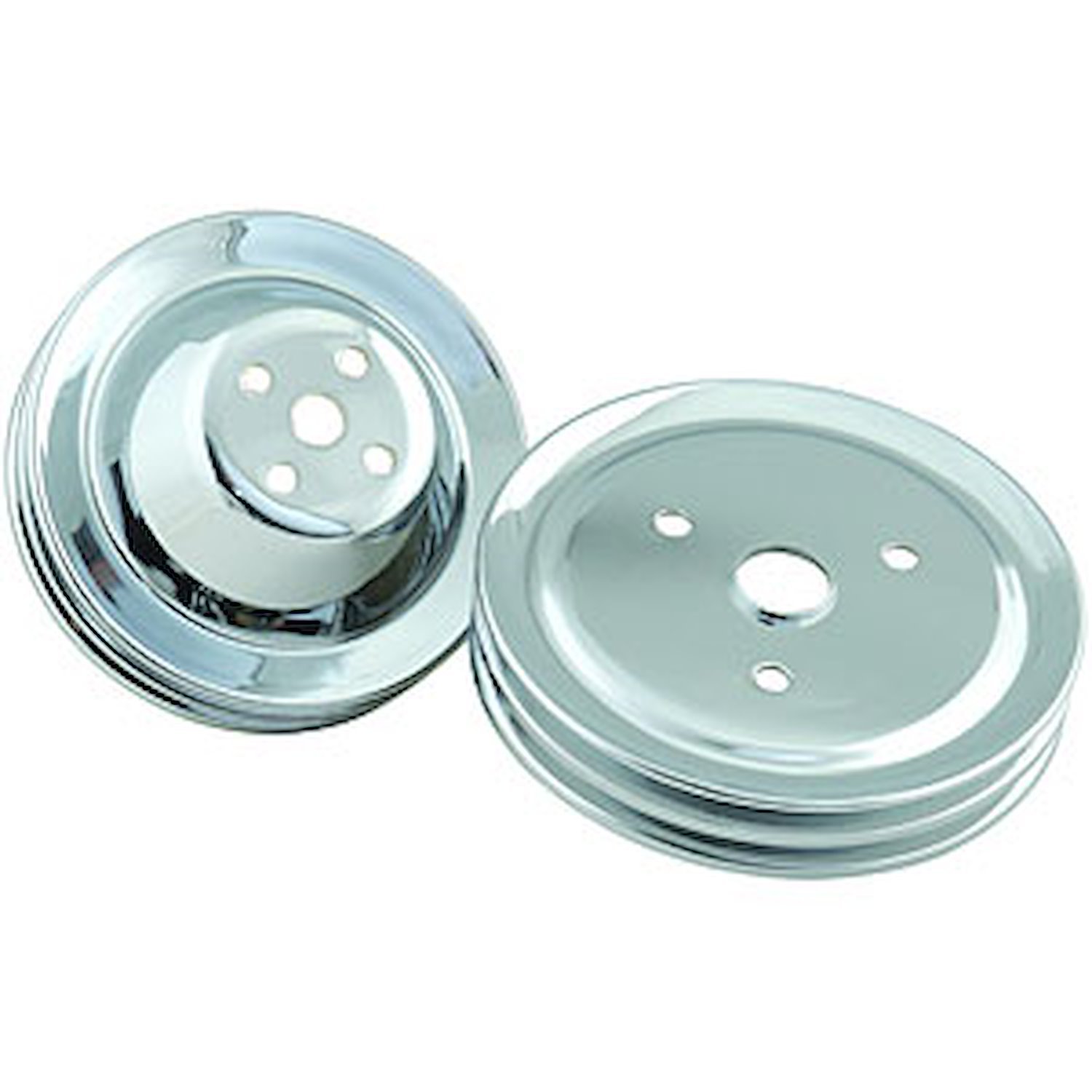 *BLEM - Chrome Pulley Set 1955-68 Small Block Chevy