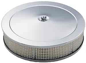 Chrome-Plated Competition Air Cleaner 14" Diameter