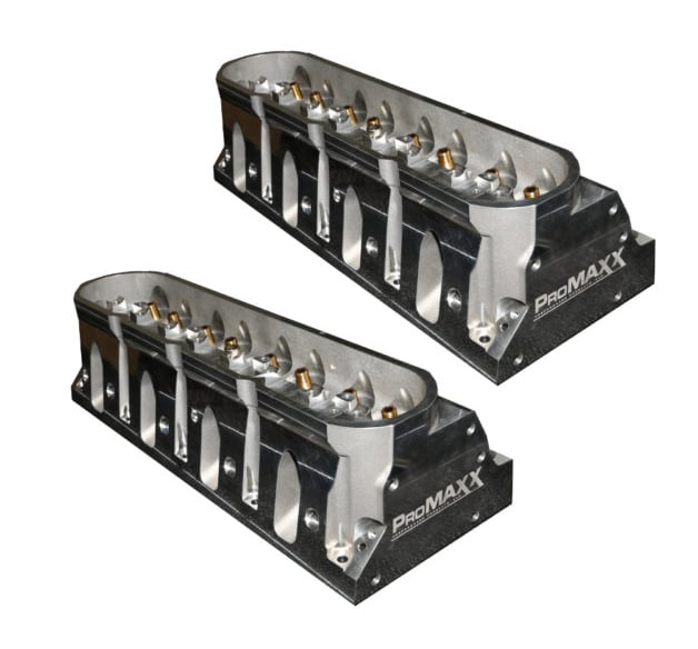 XXTREME Bare 245 cc Cathedral Port Cylinder Heads for LS1, LS2 w/3.898 in. Bore w/59 cc Combustion Chambers
