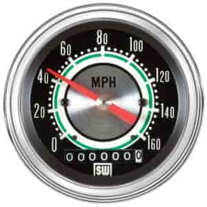 Green Line Series Speedometer Gauge, 3-3/8 in. Diameter, Electrical