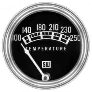 Standard-Series Water Temperature Gauge, 2-1/32 in. Diameter, Mechanical