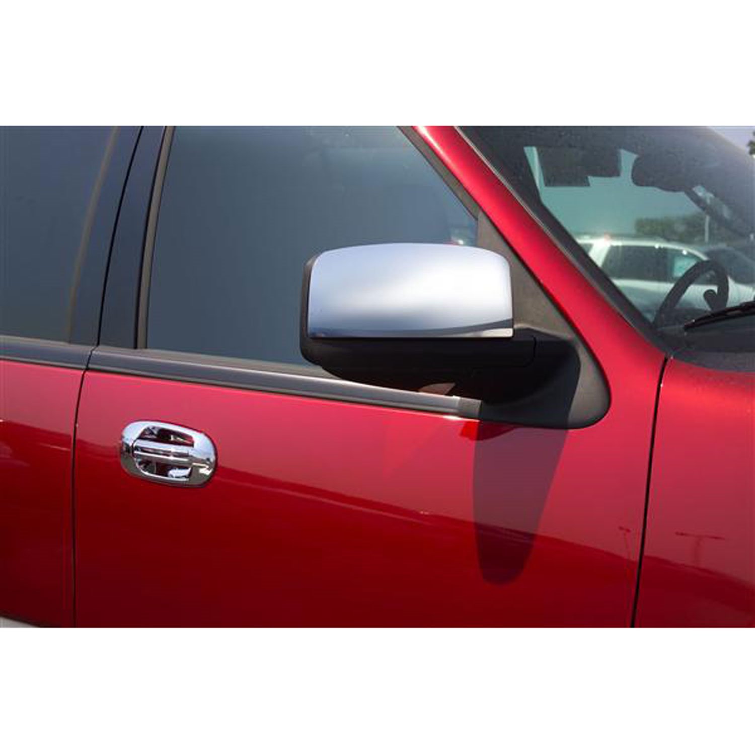 Chrome Mirror Covers 2007-10 Jeep Compass
