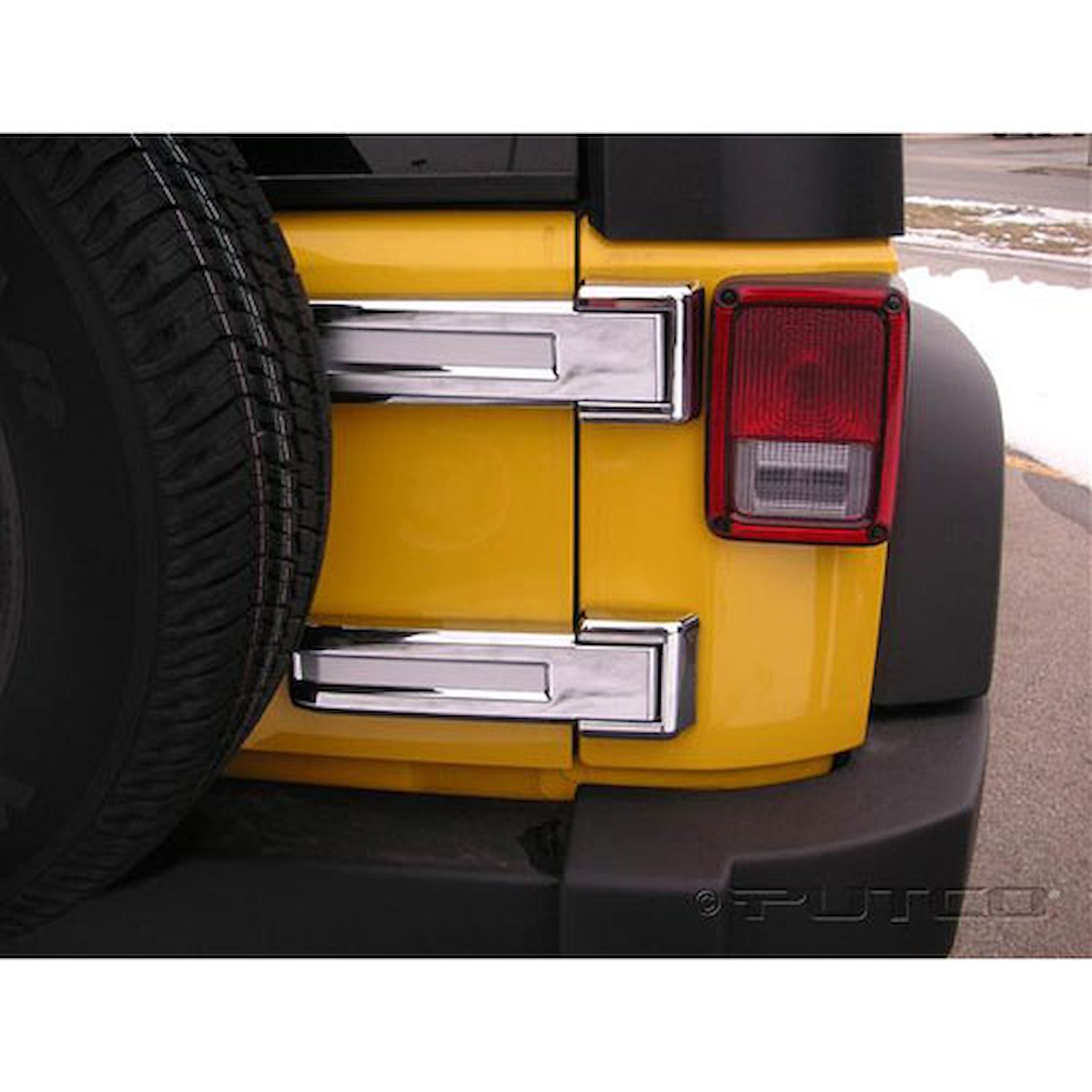 Rear Door Hinge Covers 2008-15 Jeep Wrangler JK