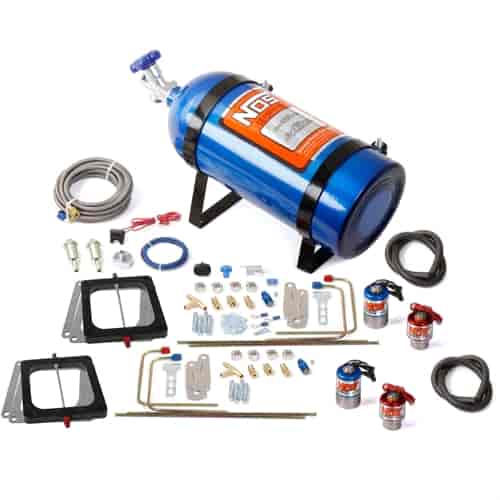 Cheater Nitrous System Dual Holley 4150 Carb Spray Plates