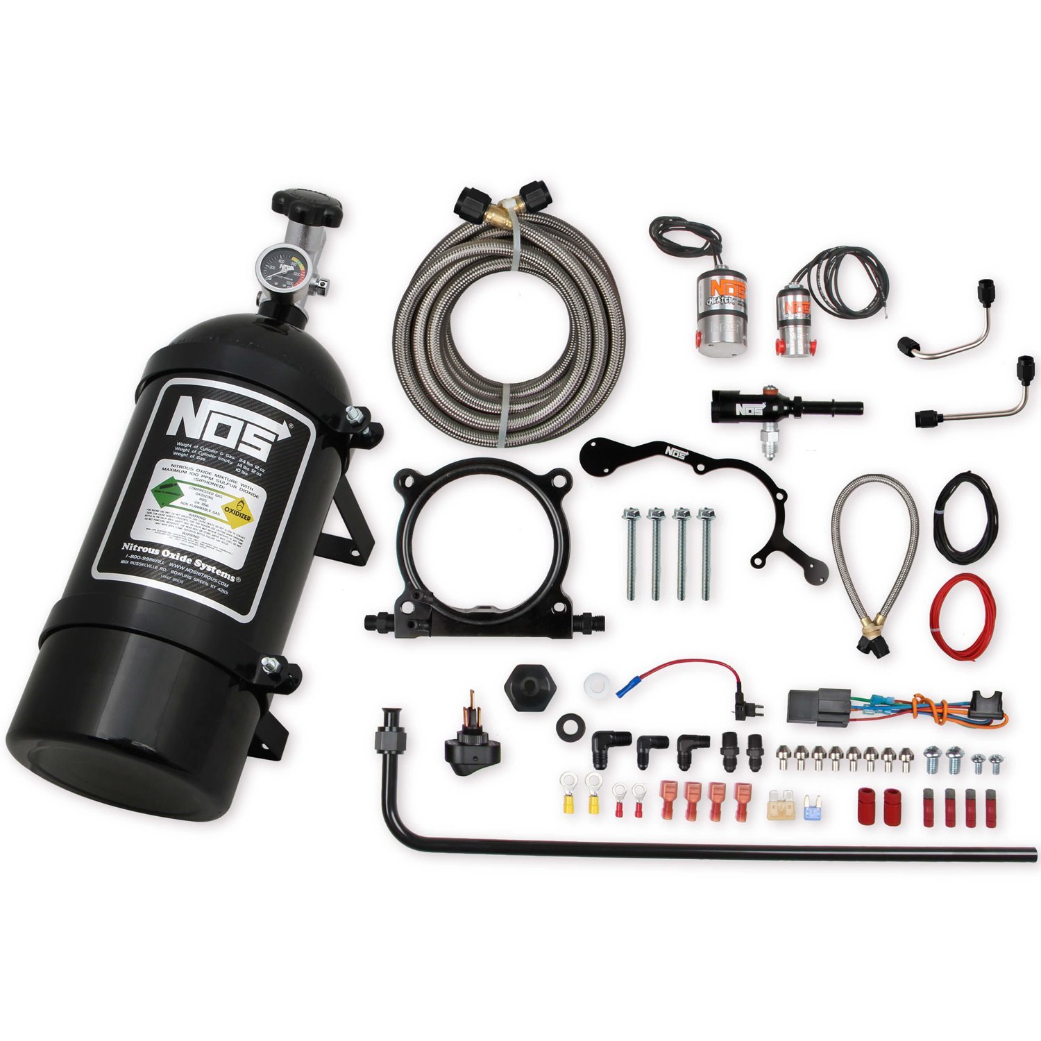 Wet Nitrous System for 2015-2017 Ford Mustang 5.0L Coyote [Black Bottle]