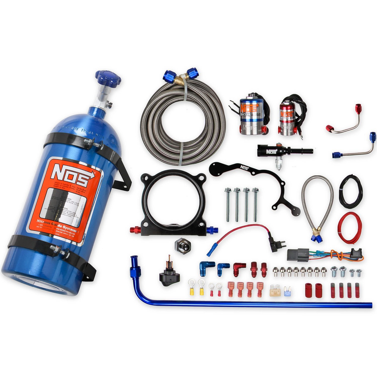 Wet Nitrous System for 2015-2017 Ford Mustang 5.0L Coyote [Blue Bottle]