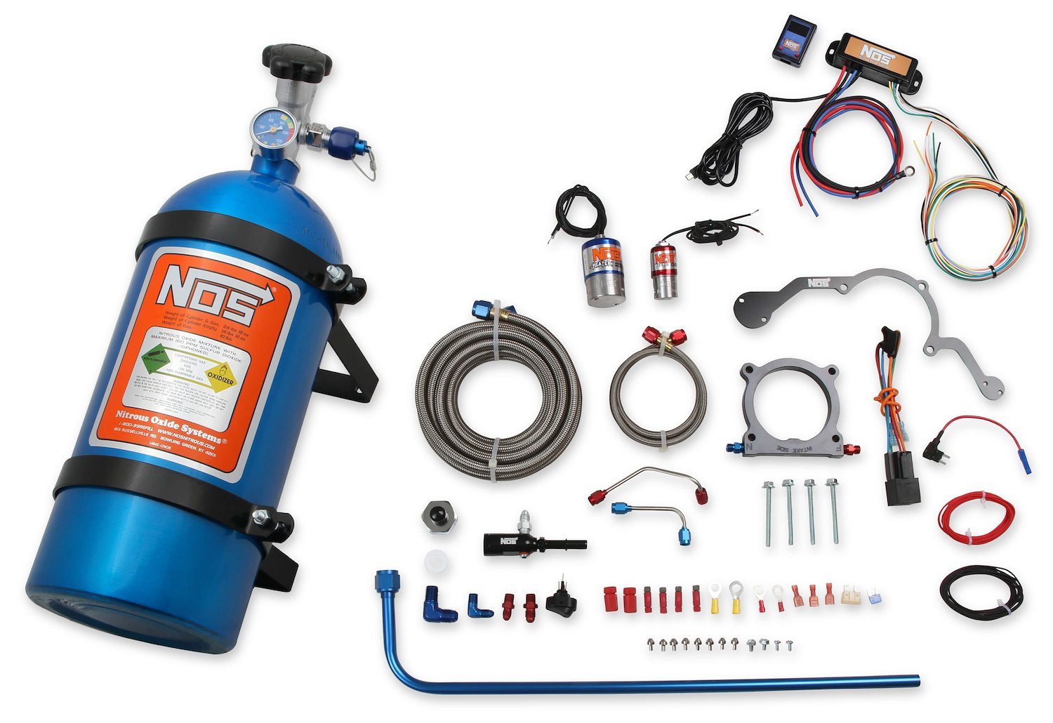 Wet Nitrous System for Late Model Ford Mustang 5.0L Coyote [Blue Bottle]