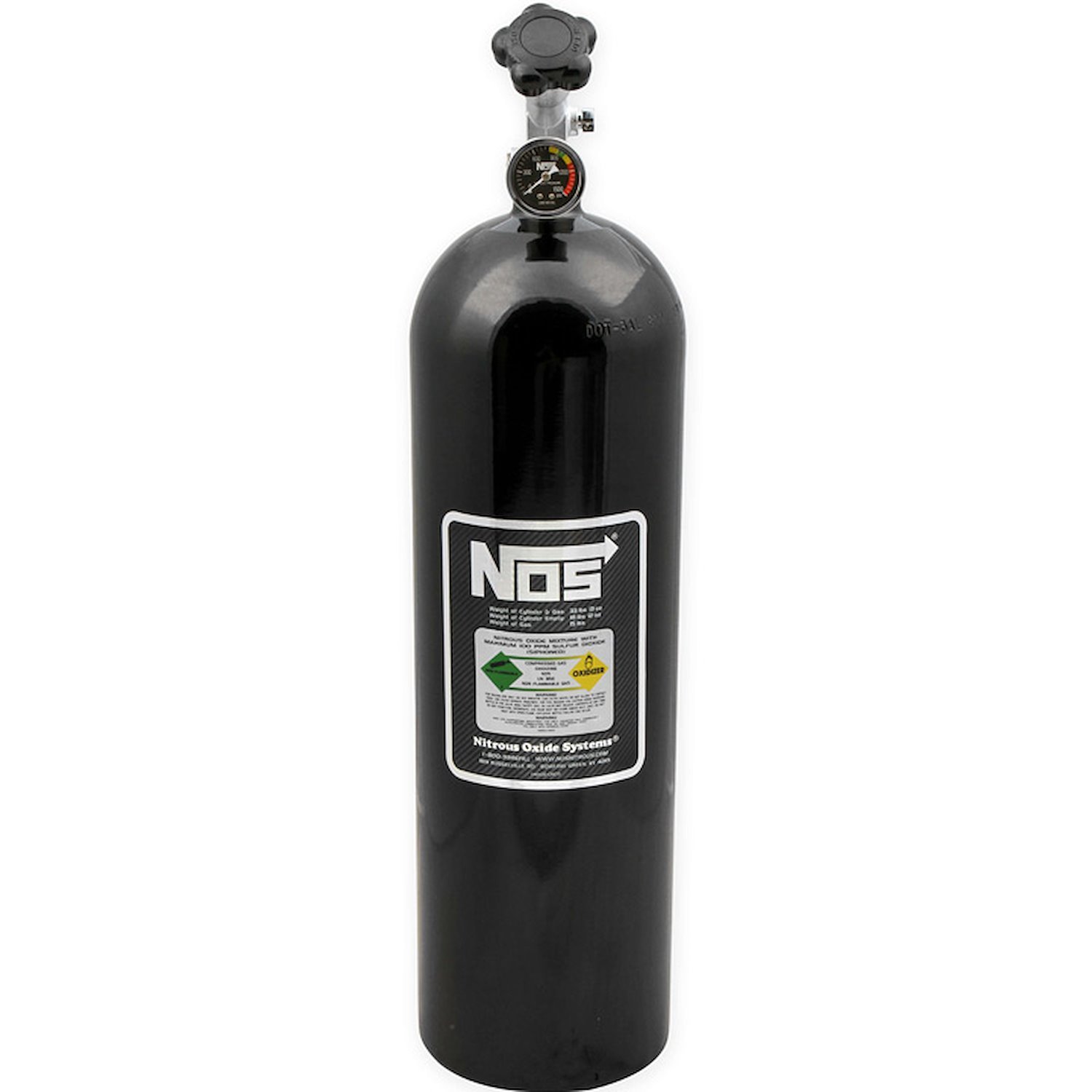 Nitrous Bottle 15 lbs. Black Finish