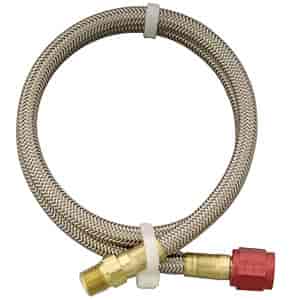 Stainless Steel Braided Fuel Hose -3AN | 1/8" NPT