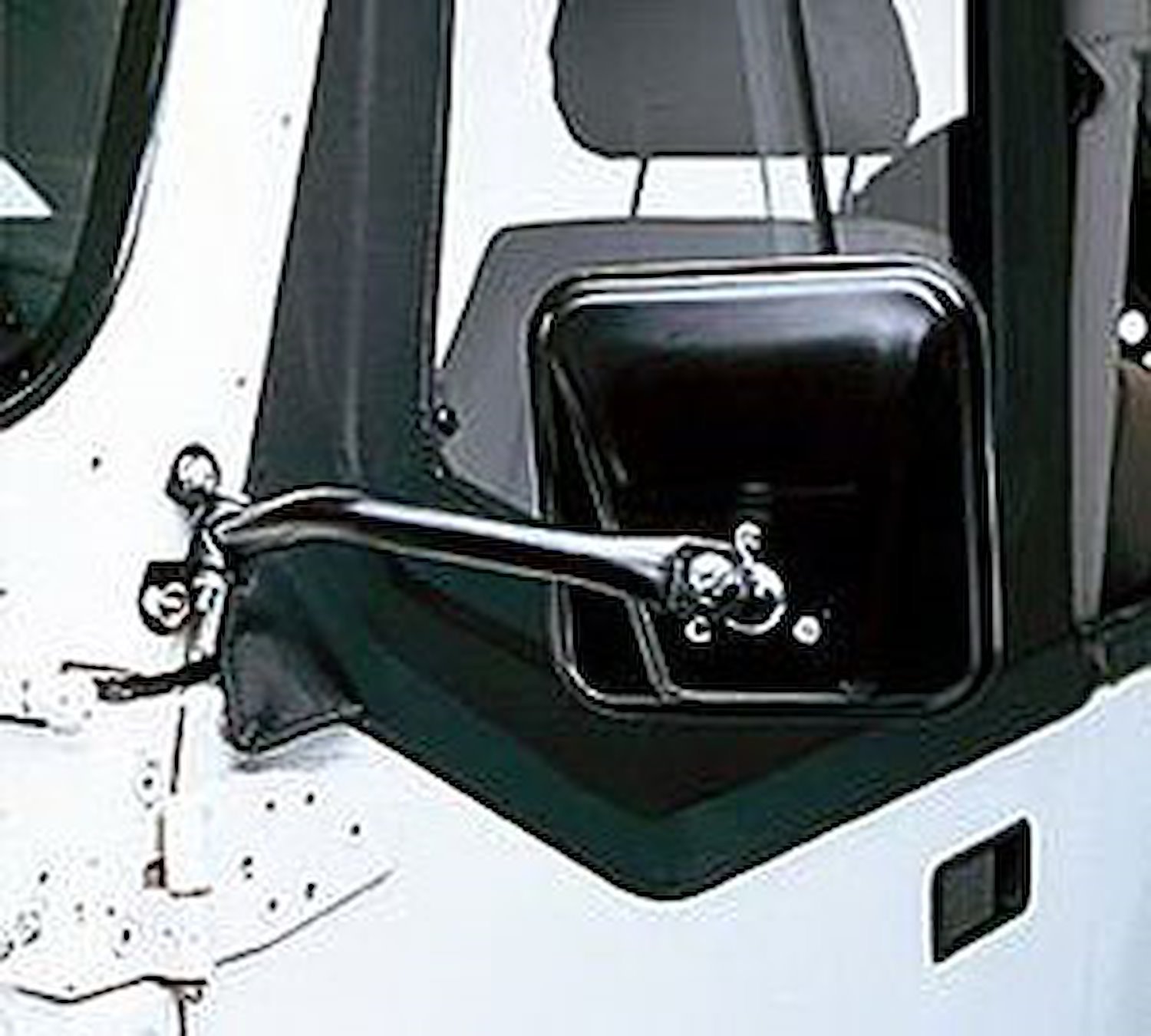 CJ-Style Door Mirror Kit for 1997-2006 Jeep Wrangler TJ