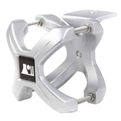 X-Clamp Light Mounting Bracket, Silver  [Fits 1.250 in. to 2 in. Round Tubing]
