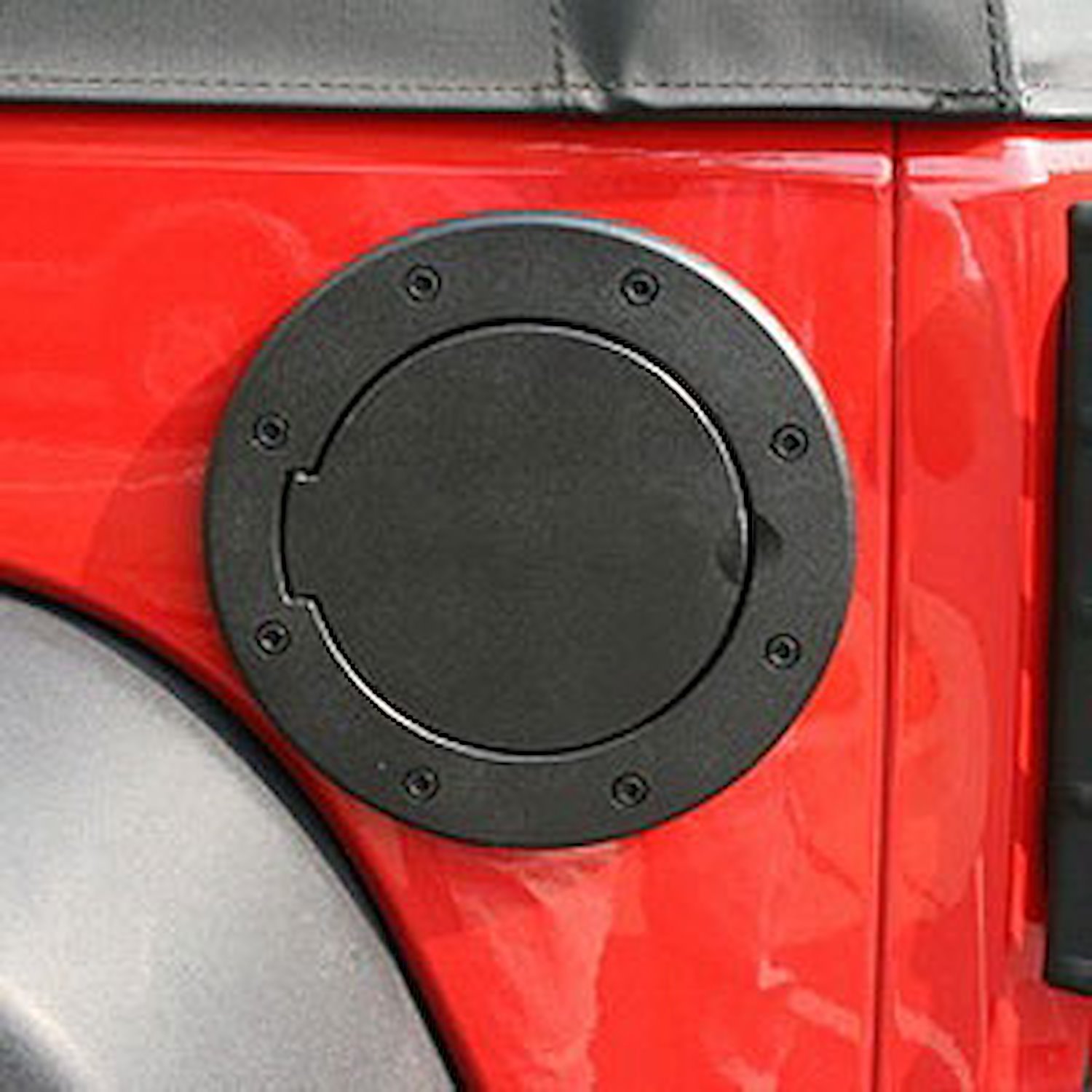 Aluminum Gas Cap Door for 2007-2018 Jeep Wrangler JK