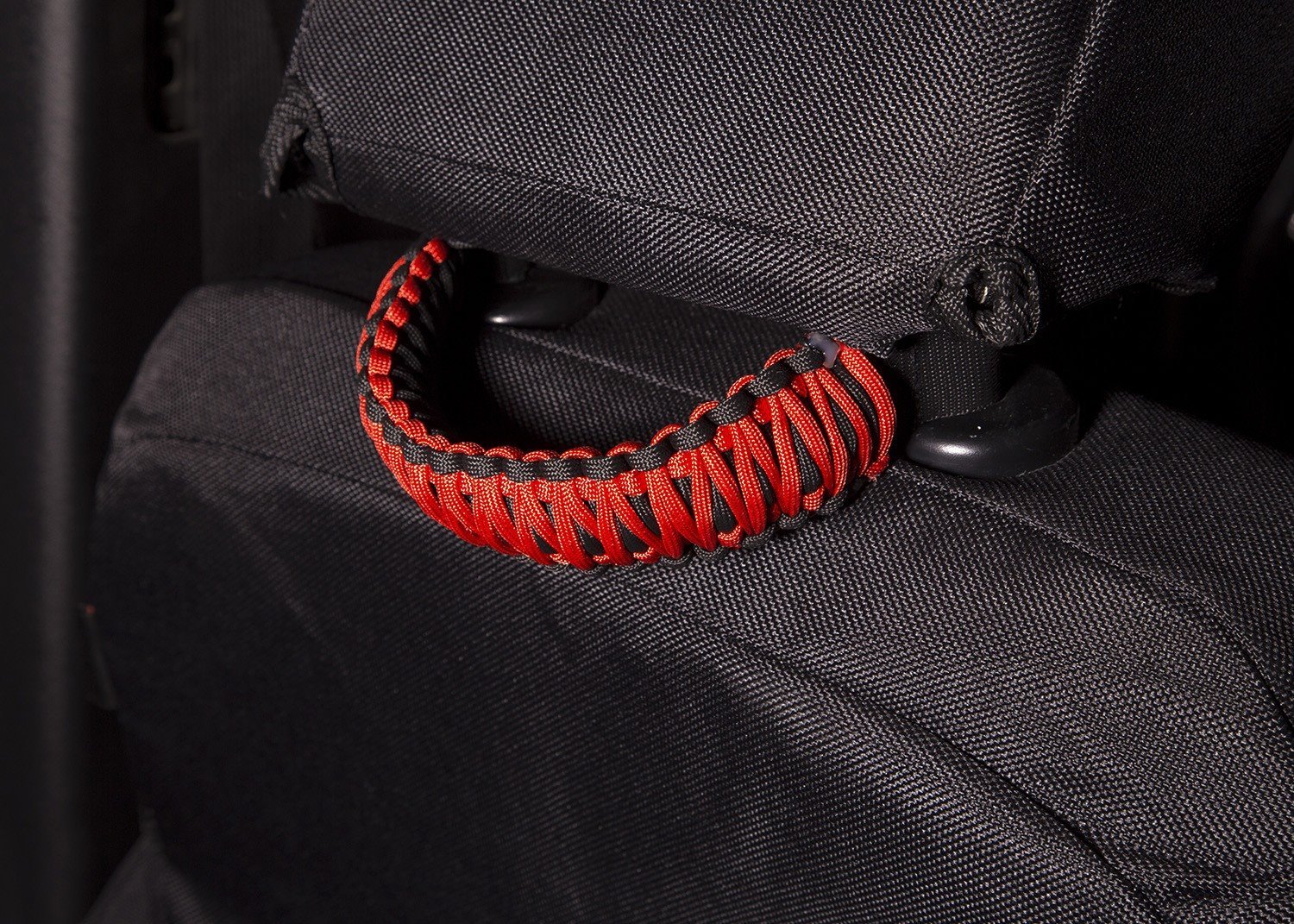 Seat Mounted Paracord Grab Handle for 2007-2018 Jeep Wrangler JK & JL
