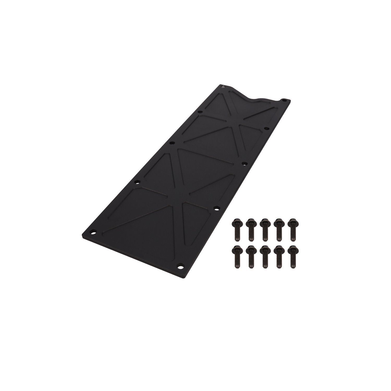 81043BK Valley Cover, GM LS1/LS6 Trussed, Black
