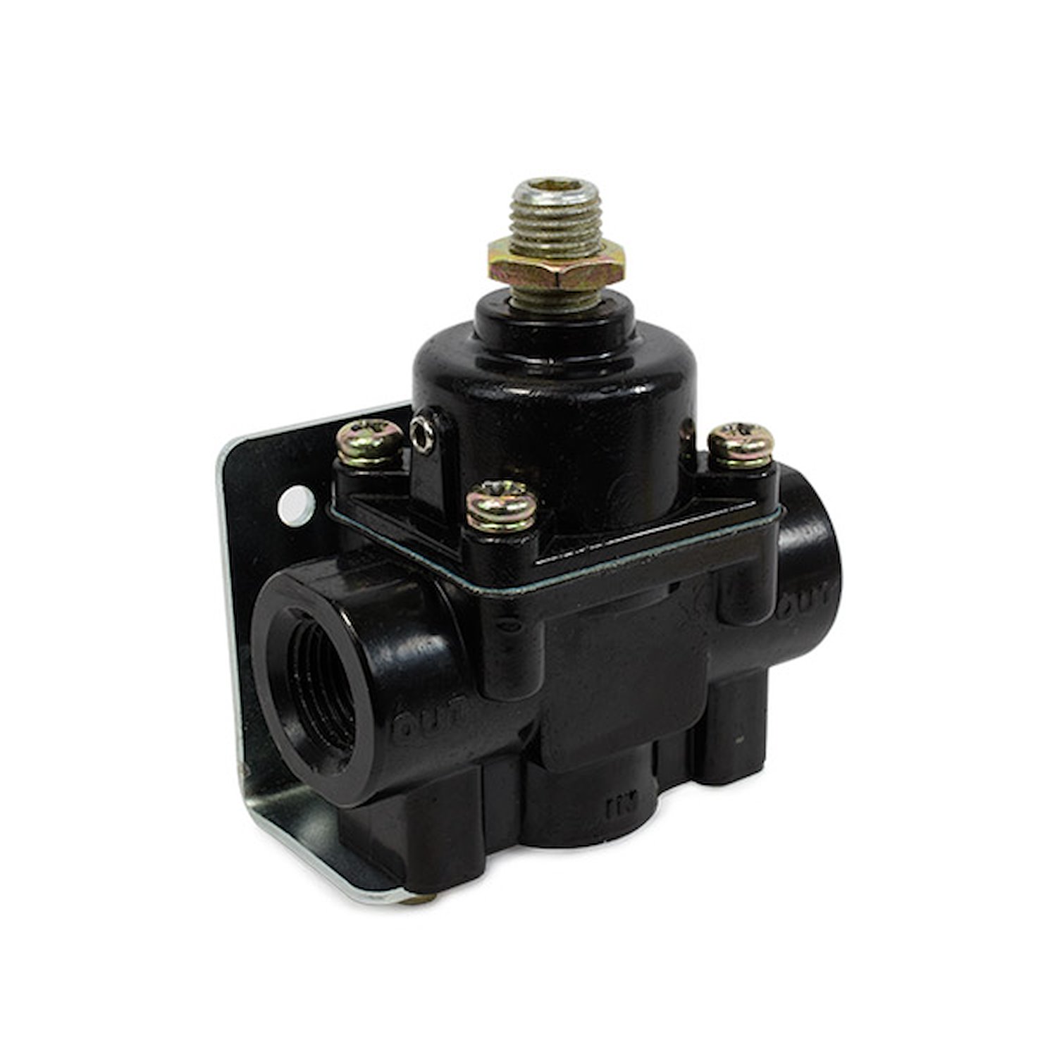 JM1055BK Fuel Pressure Regulator, 1-4 PSI, Black