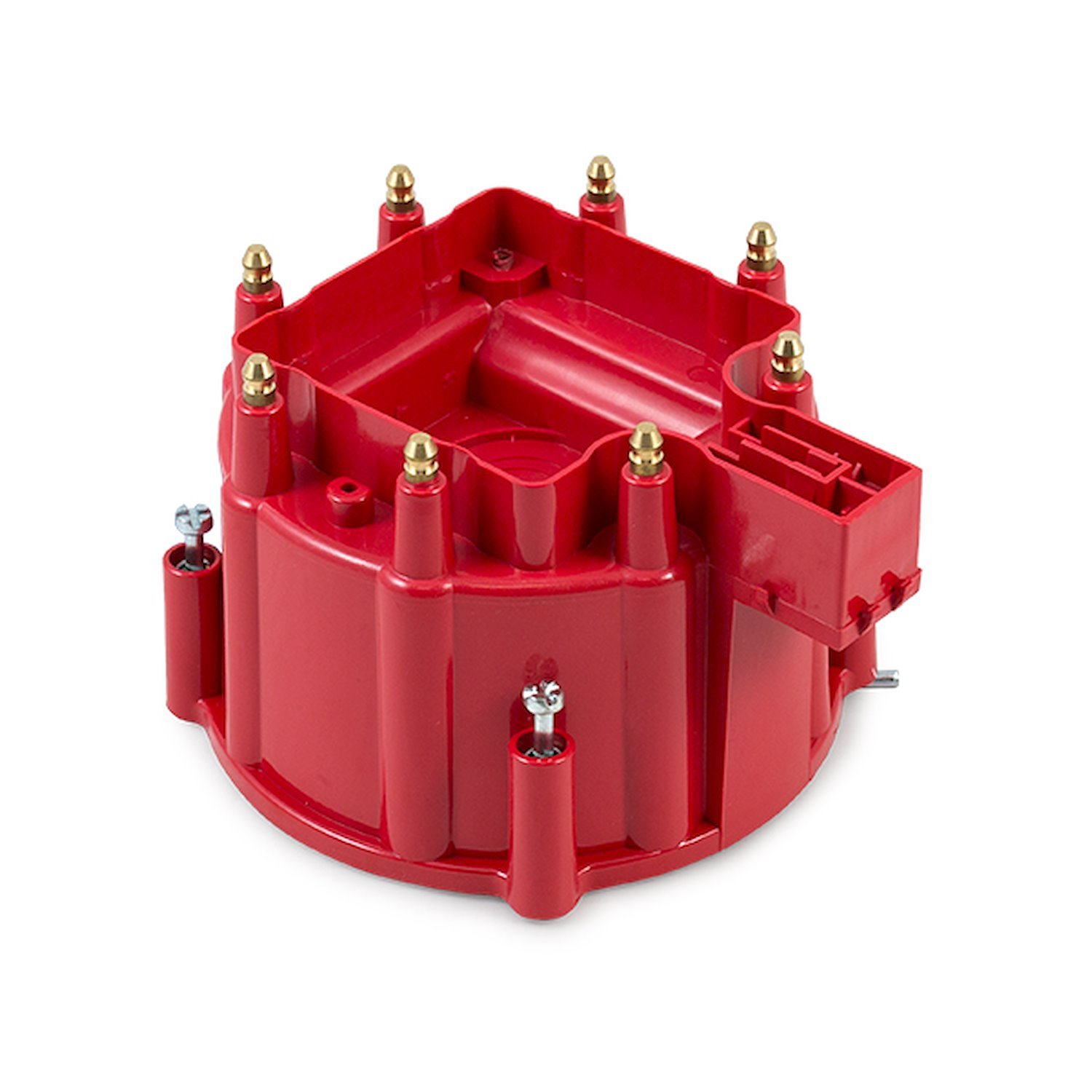 JM6904R HEI Distributor Cap, 8 Cylinder Male, Red
