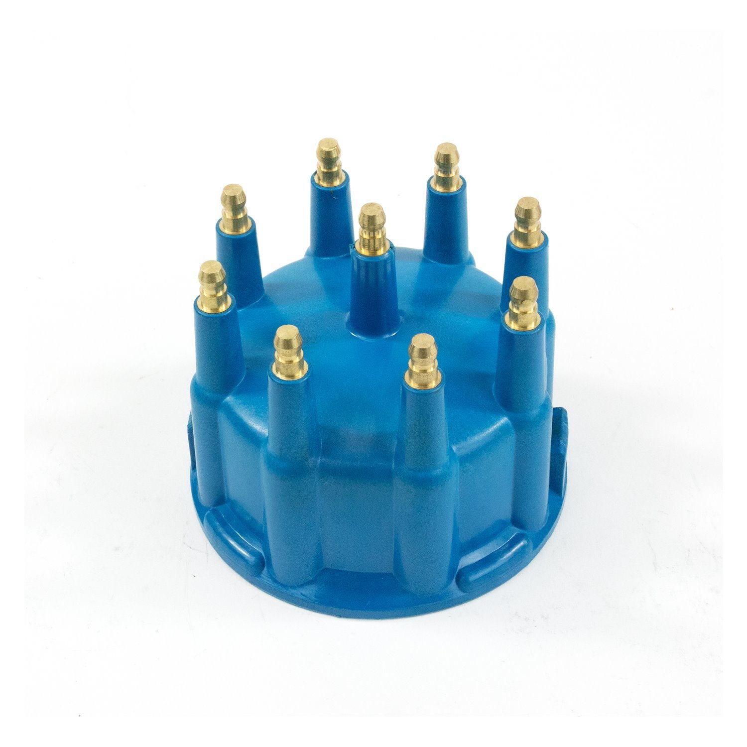 JM6971BL Pro Billet & Ready-to-Run Distributor Cap and Rotor Kit, 8 Cyl Male, Blue