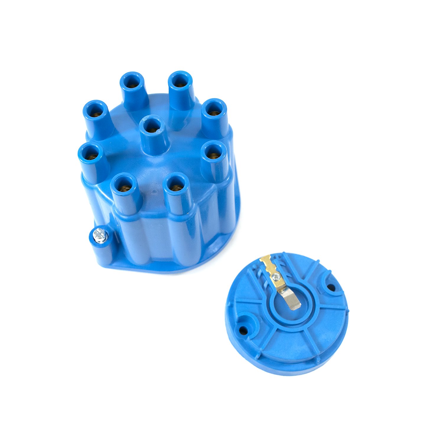 JM6974BL Pro Series Distributor Cap and Rotor Kit, 8 Cylinder Female, Blue