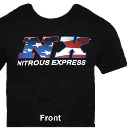 Black T-Shirt Flag NX Logo