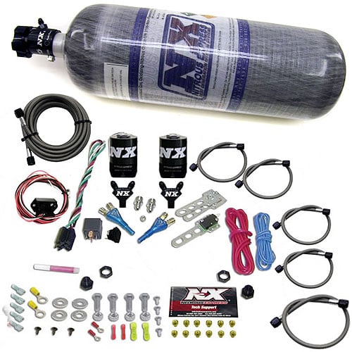 for Nissan 350Z/for Infinity G35 Fly-By-Wire Dual Nozzle Nitrous System Single Stage