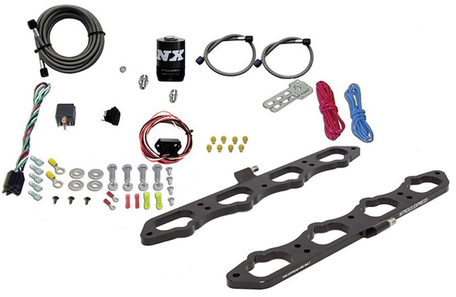 Dry Direct Port Nitrous Plate System Fits Select Ford 5.0L Coyote Engines [Without Bottle]