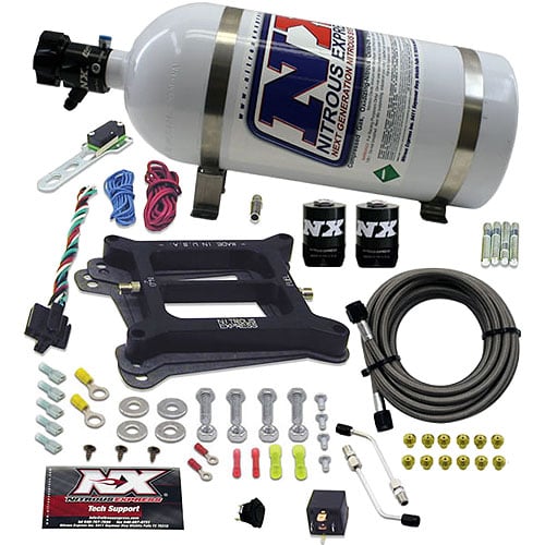 30040-10 Conventional Stage 6 Nitrous Plate System Holley 4150 Carb Spray Plate