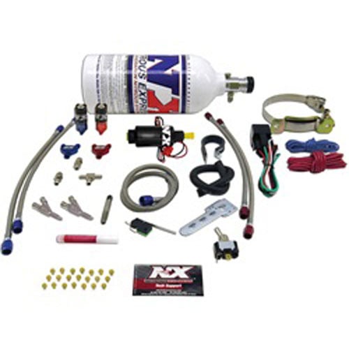 Lightning Direct-Port Motorcycle Nitrous System For Carburetor 2-Cylinder Engine