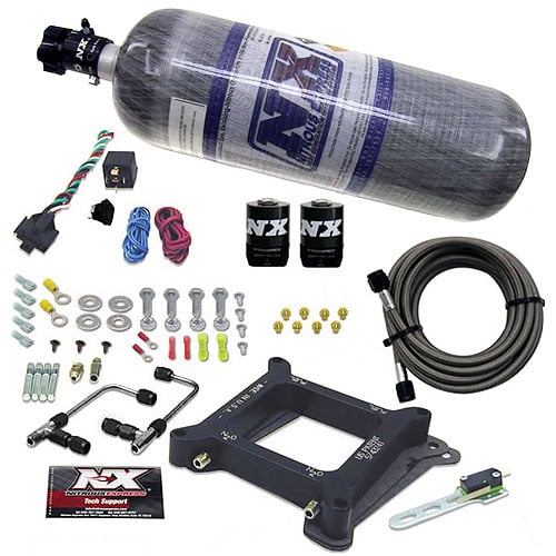 Gemini Twin Stage 6 Nitrous Plate System Holley 4150 Carb Spray Plate