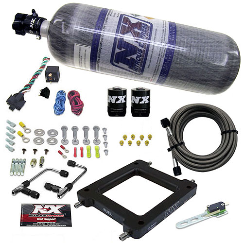 Gemini Twin Stage 6 Nitrous Plate System Holley 4500 Dominator Carb Spray Plate
