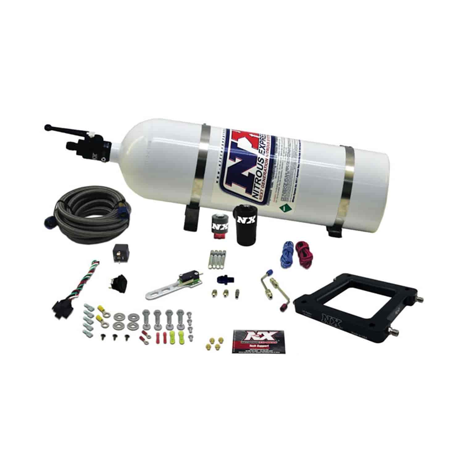 Gemini Restricted Nitrous Class Nitrous System 4500-series Dominator Carb Spray Plate