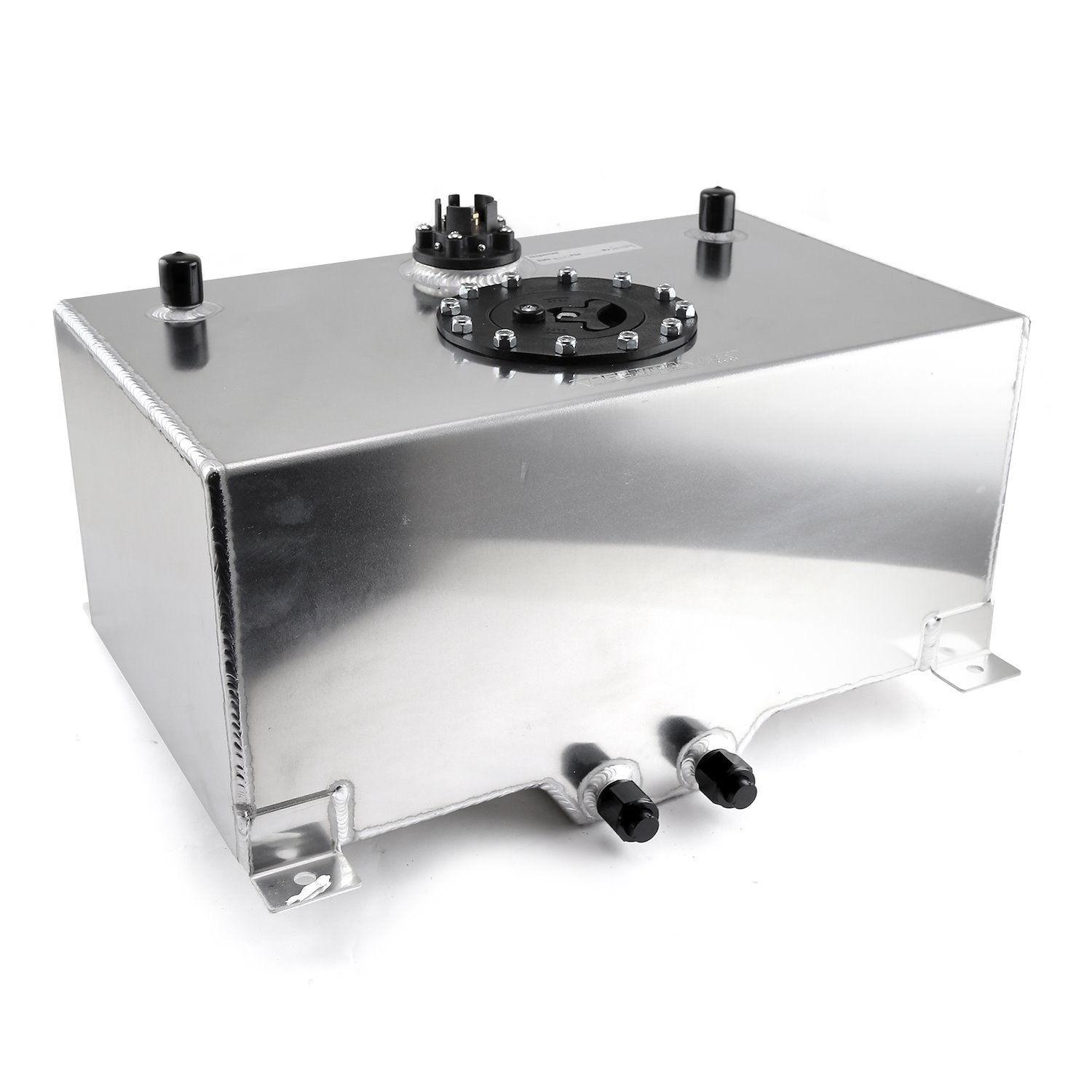 Polished  Aluminum Fuel Cell with Sender Capacity: 8 Gallons