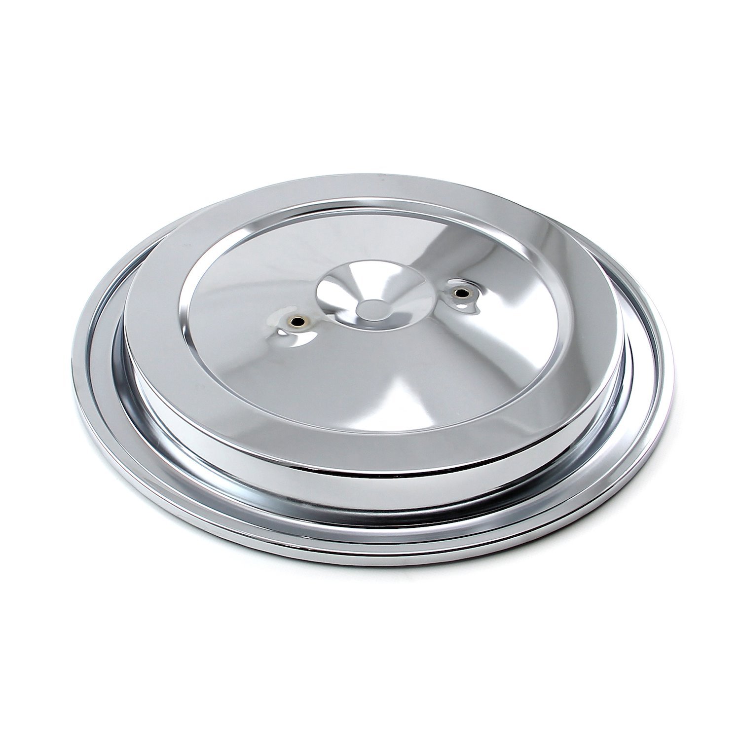 15 15.375 Chrome Dual Wing Nut Air Cleaner Top