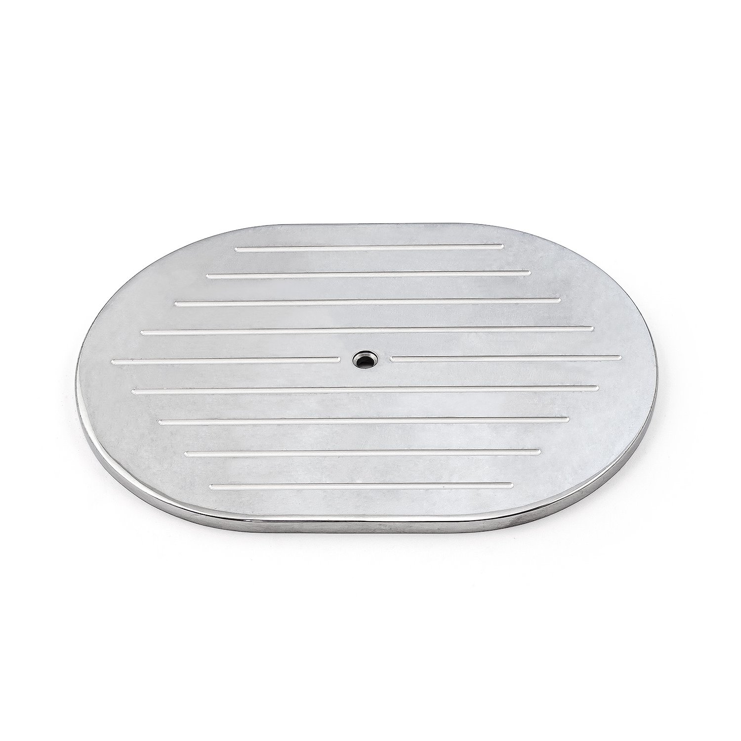 12 Aluminum Oval Ball Milled Air Cleaner Top
