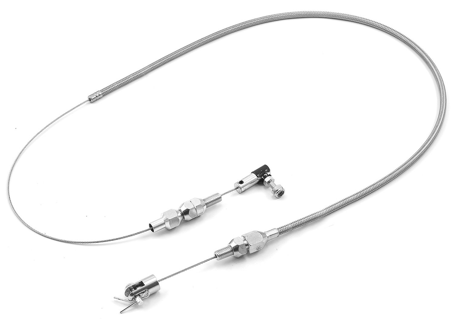 Braided Stainless Steel Throttle Cable [24 in. Length]