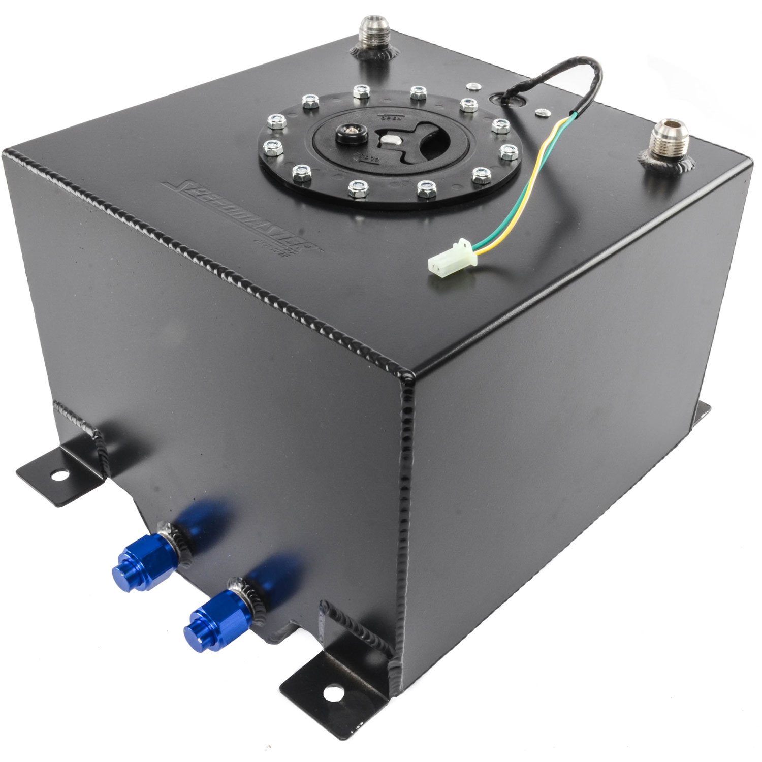 Black Aluminum Fuel Cell with Sender Capacity: 5 Gallons