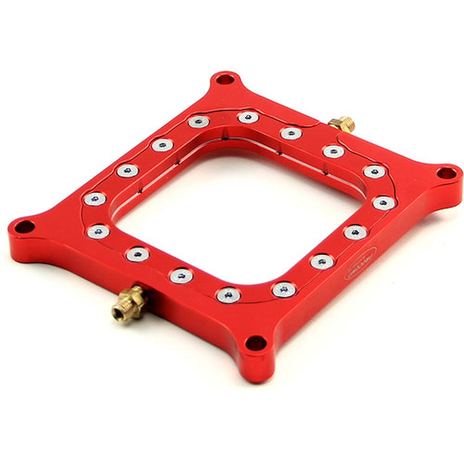 Nitrous Oxide 0.500 Red Billet Square Bore Preimeter Injection Spacer Plate