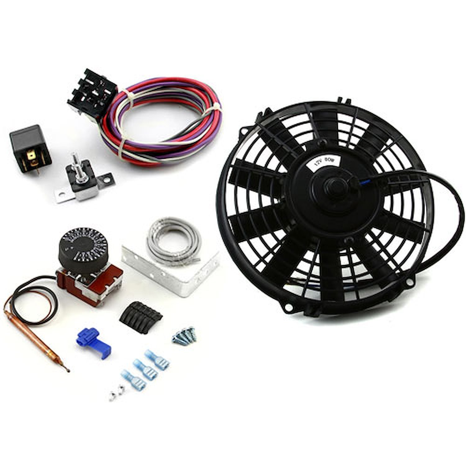 Electric Fan Kit 605 CFM Includes: