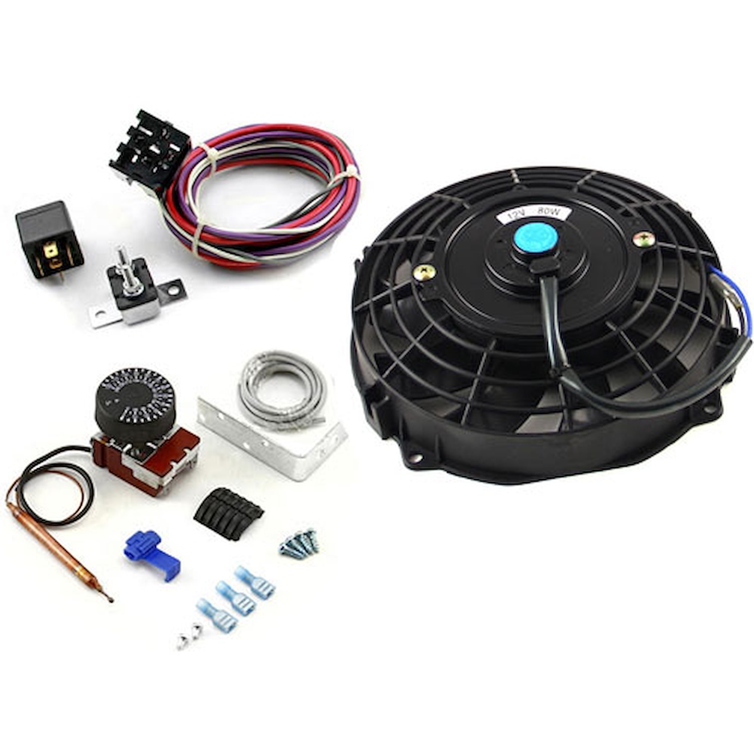 Electric Fan Kit 550 CFM Includes: