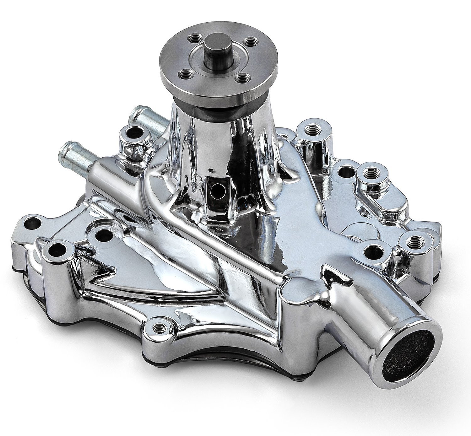 High-Volume Aluminum Water Pump for Small Block Ford 289, 302, 351 Windsor [Left/Driver Side] Chrome