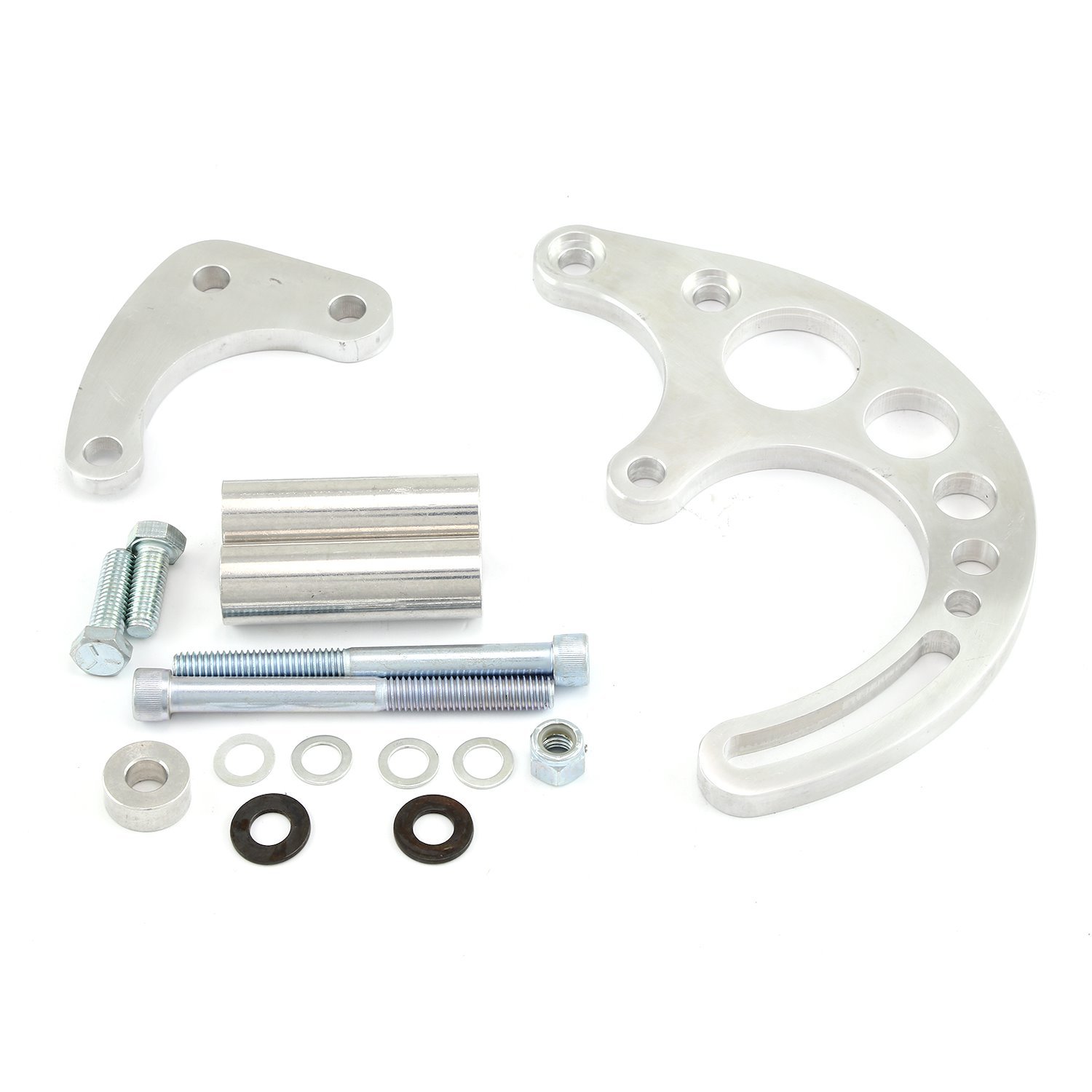 PCE233.1009 Power Steering Pump Bracket Kit, Small Block Chevy 350, Low-Mount [Natural]