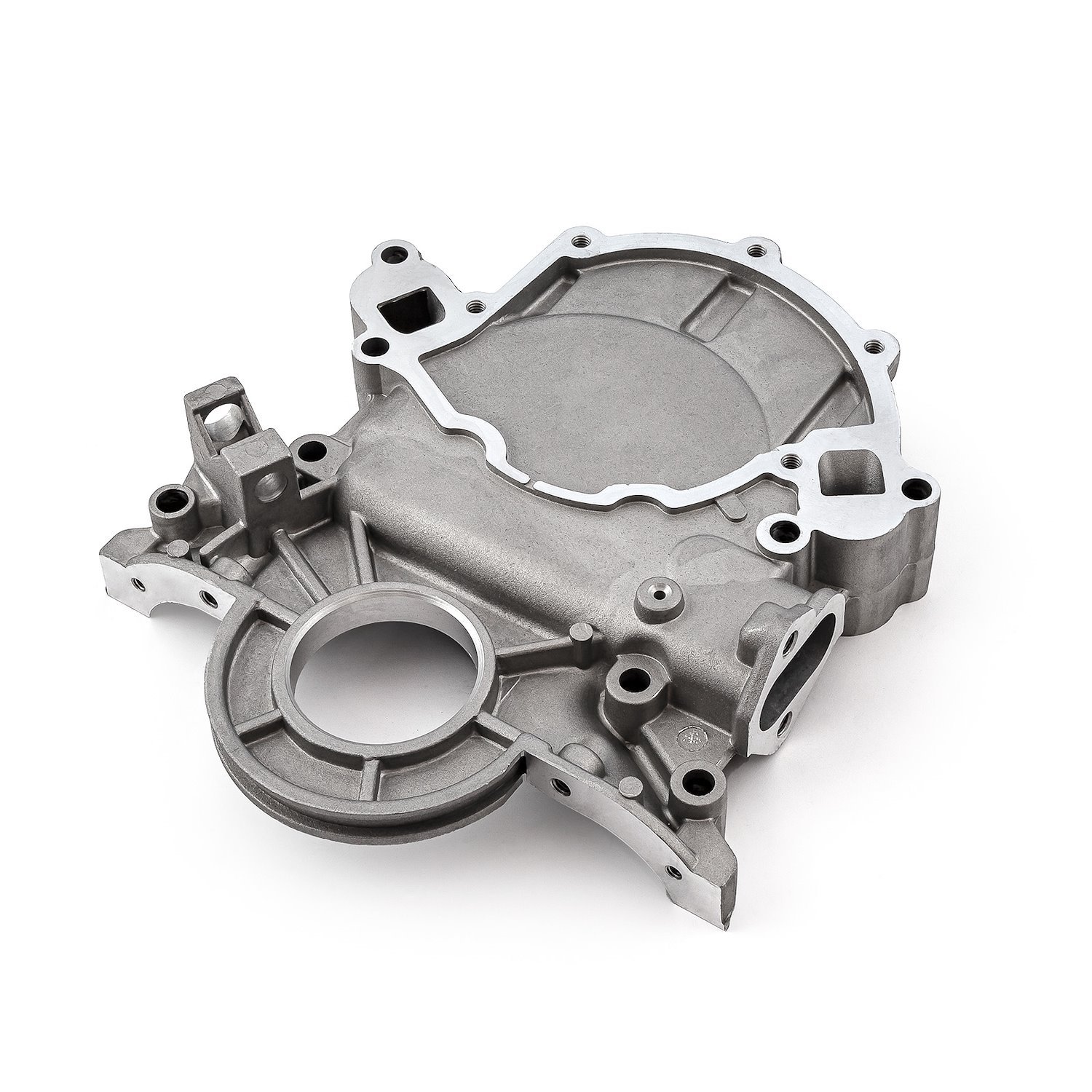 Natural Aluminum 1-Piece Timing Chain Cover 1981-1999 Small Block Ford 289/302/351 Windsor 5.0L EFI