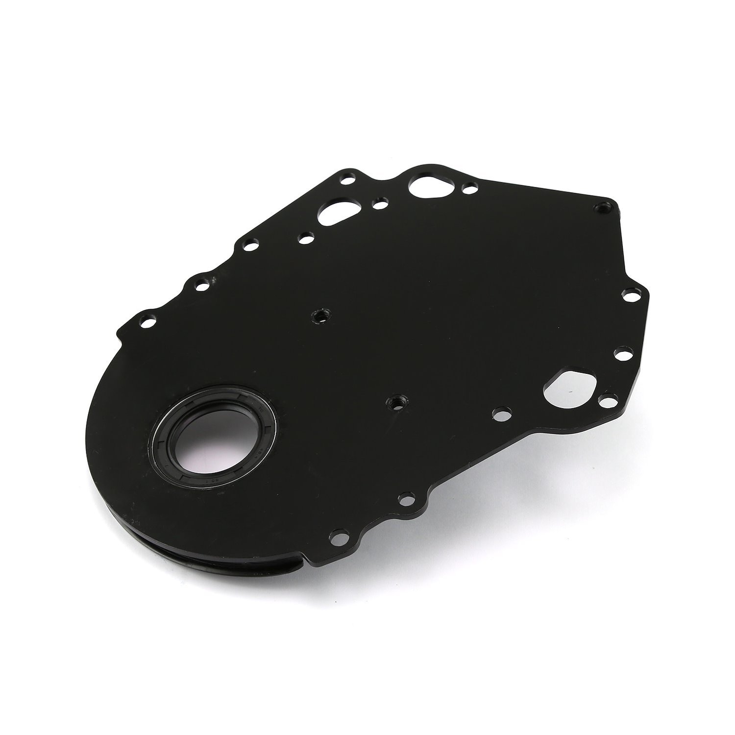 FORD 302 351C CLEVELAND BLACK ALUMINUM TIMING COVER WITH SEAL